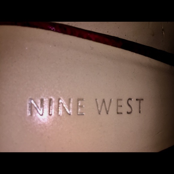 Nine West Faux Snake Platform Heels - Picture 6 of 7